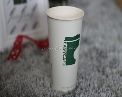 China Disposable Single Wall Environmental Friendly Fully Stocked 16oz Paper Cup for sale