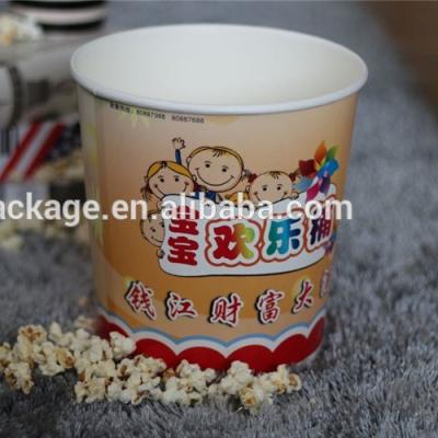 China Sales Promotion 120oz Disposable High Quality Paper Bucket for sale