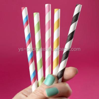 China Band Logo Printing Paper Art Disposable Straws for sale