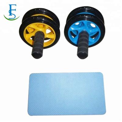 China Disassemble easily and easy to wear sports equipments body strength exercise wheel ab wheel roller abdominal fitness for sale