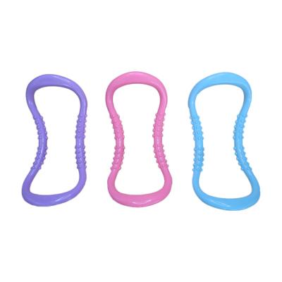 China Various fitness yoga club factory manufacture women yoga circle pilates back ring massage stretch for fitness for sale