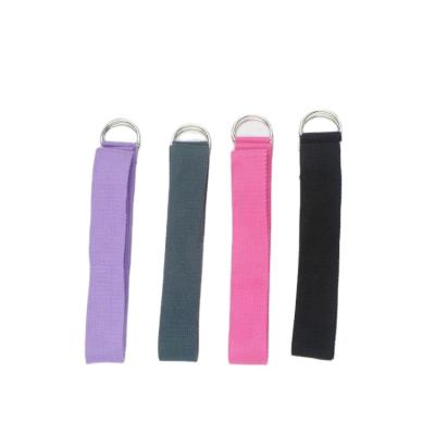 China Durable Fitness Exercise Gymnastics Printed Yoga Strap Yoga Strap Cotton for sale