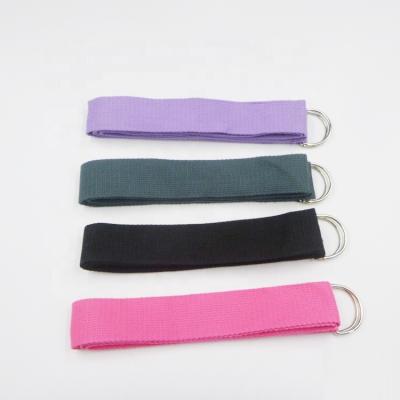 China Factory Sale Various Durable Exercise Gymnastics Custom Logo Color Stretch Yoga Strap Yoga Strap for sale