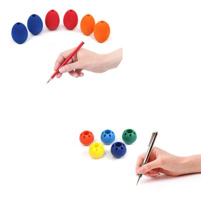 China 100% Eco-friendly Factory Price Custom Corrector Writing Habit Form Multi Wholesale Correct Pencil Grips For Kids Handwriting for sale