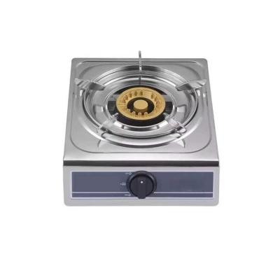 China Hotel kitchen mini stove table top wok cooking cooktop 1 burner stainless steel single panel gas stove for household for sale