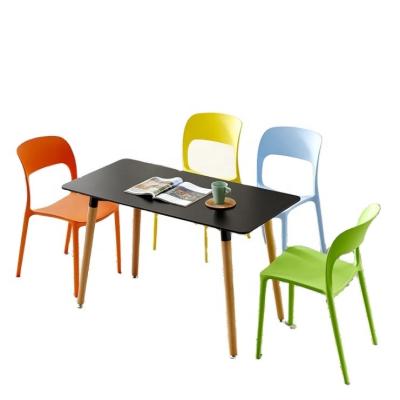 China Wholesale Economic Durable Modern Minimalist Stool Chair Household Furniture Nordic Dining Chairs PP Chairs Back for sale