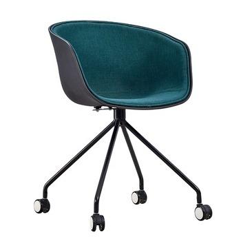 China Factory Wholesale Office Chair Office Chairs Swivel Wheels Chair Modern Multifunctional Nordic Office Chair Leisure Flannel Hot Selling Swivel Chair for sale