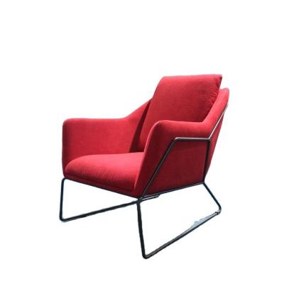 China Nordic Velvet Lazy Sofa Chair Chairs Red Luxury Living Room Furniture Sofa Chairs Modern Nordic Lazy Sofa Chair Red Luxury Chairs Velvet Living Room Furniture Sofa Chairs Modern for sale