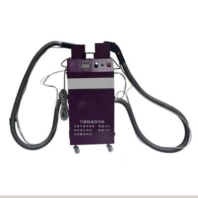 China Garment Shops Leather Carpet Binding Cutting Double Head Double Motor Thread Trimming Machine for sale