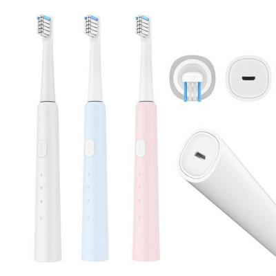 China OEM Odm Travel Battery Operated Rechargeable Automatic Adult One Slim Sonic Ultrasonic Electric Toothbrush Private Label for sale