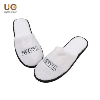 China Fast Free Sample LOGO Disposable Hotel Cheap Custom Delivery Closed Toe Slipper Washable Disposable for sale