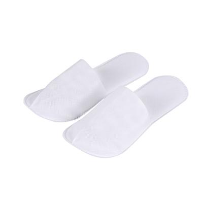 China Wholesale Disposable Hotel Room Slippers Disposable Hotel Slippers Eco-Friendly Guests Non-woven Closed Toe Spa Slipper White For Ladies for sale