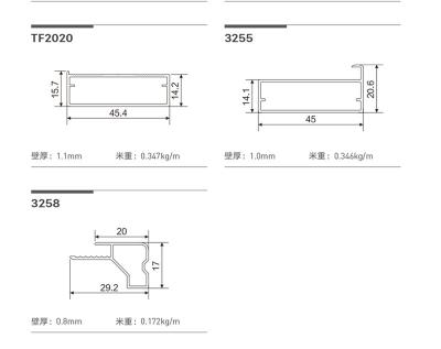 China Modern Extrusion Factory New Design Profiles Invisible Hidden Design Aluminum Cabinet MIrror Frame for Bathroom Medicine Cabinet for sale