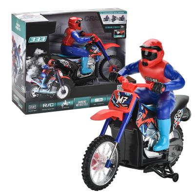 China Wholesale New RC Model Motos De Juguete 1:10 2.4G Outdoor Radio Control Toys Rc Motorcycle for sale