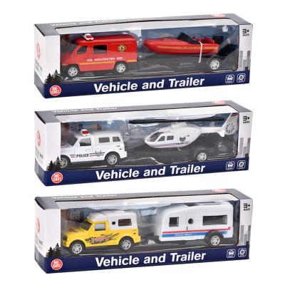 China Cheap Toy Hot Sale Price Alloy Slide Die Cast Trailer for sale