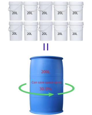 중국 2 작은 구멍과 오래가는 200L HDPE 플라스틱 컨테이너 배럴 판매용