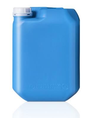 China 20 Liter Square Closed Plastic Drum HDPE Blue Plastic Chemical Drum for sale