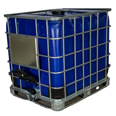 Κίνα Medium liquid easy to handle bulk container 1000 L IBC chemical storage tank Blue plastic water storage tank προς πώληση