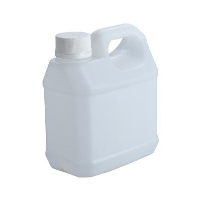 중국 1L Dishwashing Liquid Plastic Bottle Disinfectant Water Square Flat Can HDPE Peanut Oil Chemical Plastic Barrel 판매용