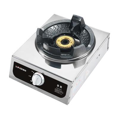 China Factory gas stove stainless steel gas cooker one burner gas cooktops cheaper easily cleaned stove for sale