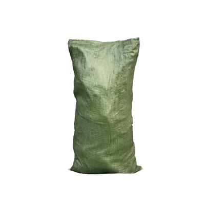 China China Recyclable Hot Sale Green Color Rubbish Construction Garbage PP Woven Bag for sale