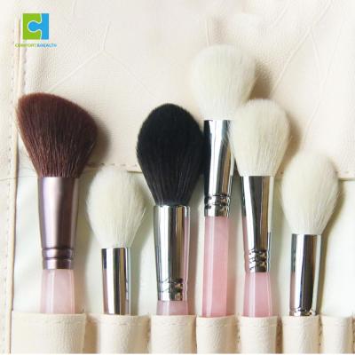 China Wholesale Luxury Fashionable Fan Brush Crystal Handle Makeup Brush Set for sale