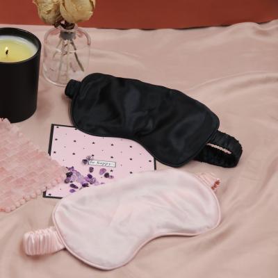 China Anti-Puffiness Mulberry Silk Aromatherapy Wedding Gift Comfortable 100% Silk Eye Mask for sale