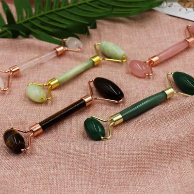 China Body Face Health Care Massage Luxury Fashionable Set Jade Roller Black Gua Sha Natural Anti Aging Massager for sale