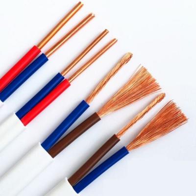 China Wire 3 Connection Line Flat Electrical Wire 0.75 Core PVC Flexible Electrical Bvvb Rvvb Insulation Wire Square Millimeter for sale