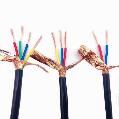 China 2 3 4 5 6 Core RVVP Waterproof High Quality Flexible Multicore Copper Braided Shielded Electrical Wire Cable for sale