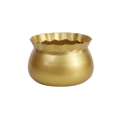 China Minimalist manufacturers wholesale factory high quality pots for flower metal indoor single flower pot for sale