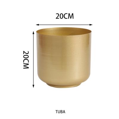 China Wholesale high quality pots of metal flower pots from minimalist manufacturers and indoor factory pot flower for sale