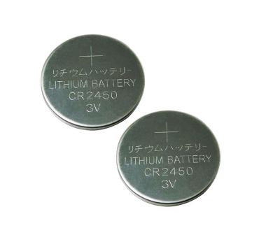 China Toys Allkey 3V Button Cells 550 Mah Coin Cell Battery CR2450 Lithium Button Cell Battery for sale