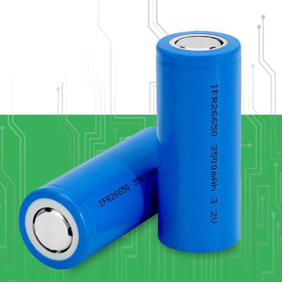 China toys factory price rechargeable lifepo4 battery 26650 3.2v 3200mah IFR26650 3000mah cylindrical battery for sale