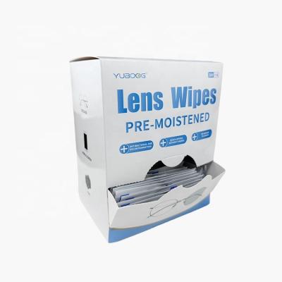 China Cleaning Large Procurement Of Individual Packaging Paper Coated Aluminum Film Office Use Glasses Cleaning Wipes for sale