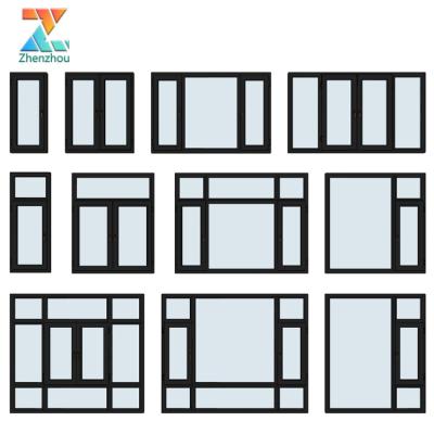 China Swing Design New High Quality Aluminum Frame Style Casement Soundproof Window for sale