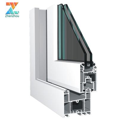 China Casement Folding Windows, High Quality Hurricane Impact Windows Screen UPVC Factory Price for sale