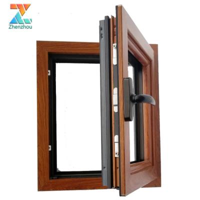 China Folding Aluminum Screen Swing Impact Windows Windproof And Energy Efficient Soundproof Windows Casement Window for sale