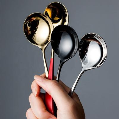 China Drop Shipping Stainless Steel Silver Black Tea Set Real Gold Plated Serves Gift Dessert Spoon Spoon Fork for sale