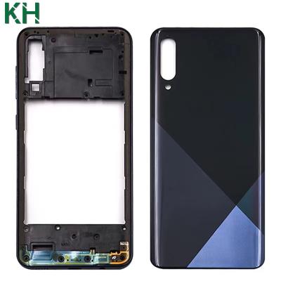 China Middle Battery Cover Plastic Housing Frame For Samsung A30S A307 A307F A307FN Back Case Door Housing Replacement Parts for sale