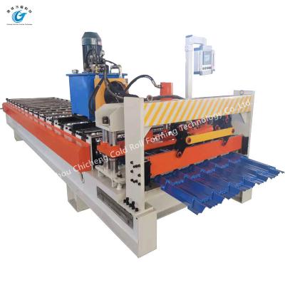 China                  Full Automatic Glazed Roof Tile Roll Forming Machine              for sale