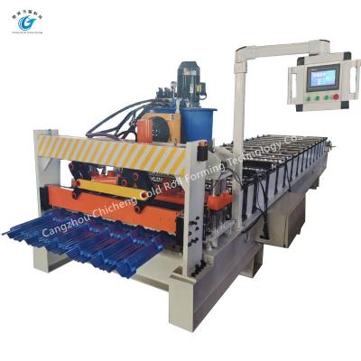 Chine                  Construction Material Glazed Roofing Tile Roll Forming Machine              à vendre