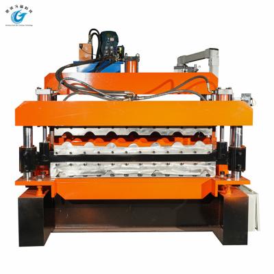 Chine Industrial Double Layer Roof Tile Making Roll Forming Machine à vendre