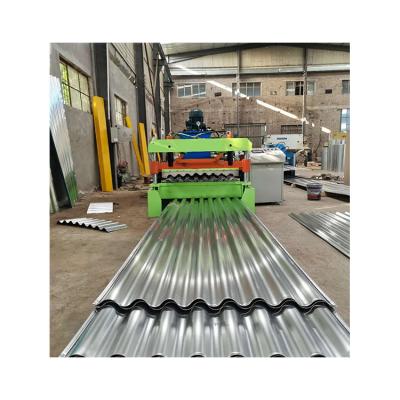 Chine Steel Corrugated Sheet Roll Forming Machine High Grade High Productivity à vendre