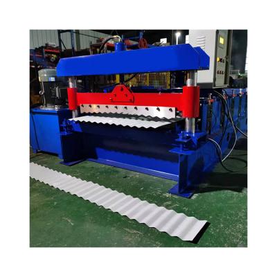 China Iron Corrugated Roof Sheet Making Machine Customized Color for sale