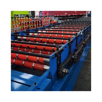 中国 Metal Roof Corrugated Sheet Roll Forming Machine Energy Saving 販売のため