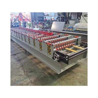 China Portable Curving Corrugated Sheet Roll Forming Machine High Safety for sale