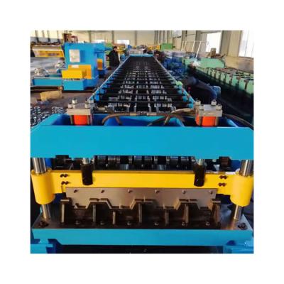 中国 Customized Color Cold Rolling Deck Floor Roll Forming Machine 販売のため