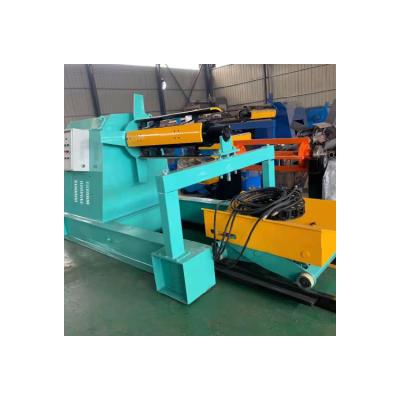 China 8T Hydraulic Decoiler Machine With Car For Steel Plate zu verkaufen