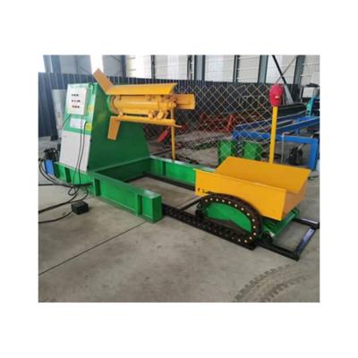 China Building Material Shops Hydraulic Decoiler Machine  High Efficiency zu verkaufen